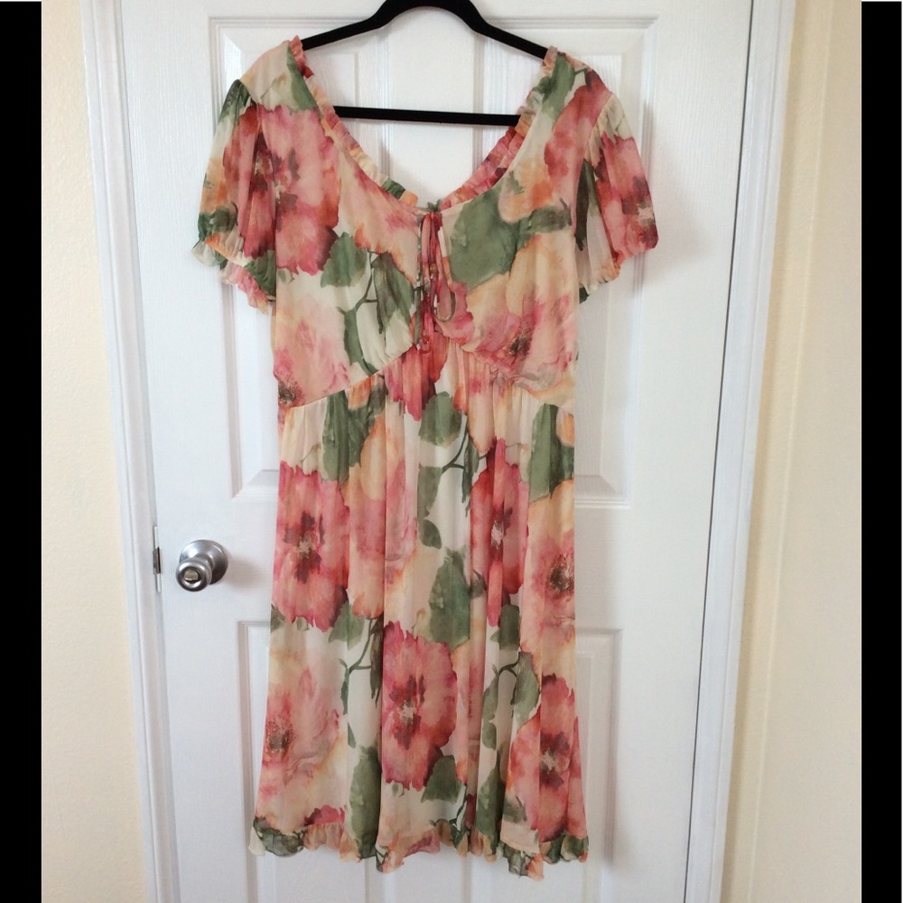 Stella & Julie Floral Dress Size 1X